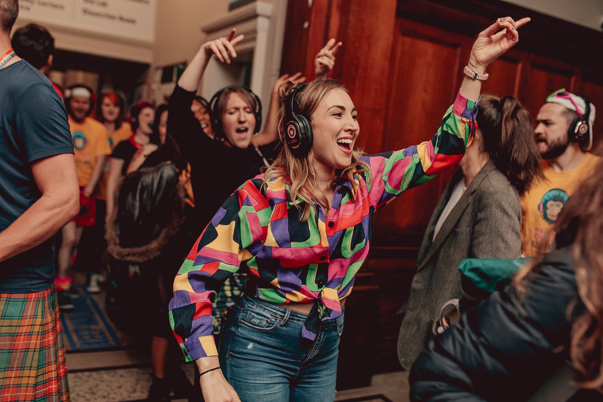 Silent Disco Tours at the List Fringe Party