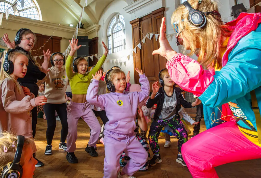 Kids silent disco parties and interactive silent disco packages for children's events